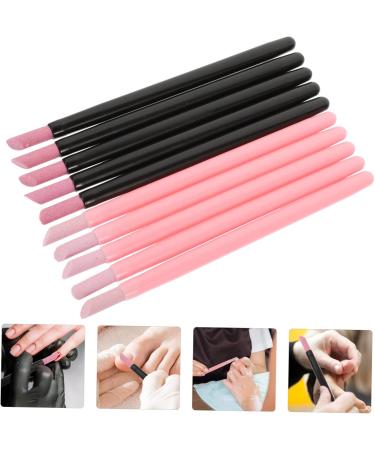 HAPINARY Cuticle Pusher 2 Sets Nail Quartz Pen Single-headed Manicure Pen Pumice Nail File Nail Polish Pen Nail Art Sculpture Pen Nail Art Pen Cuticle Cleaner Pp Exfoliating Sanding Pen - Buy Online on SooperMarket.com