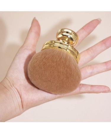 NOLITOY Golden Makeup Brush Set - Travel Foundation Blush Loose Powder & Concealer Brushes for Women | Premium Cosmetic Tools for Flawless Beauty - Buy Online on SooperMarket.com