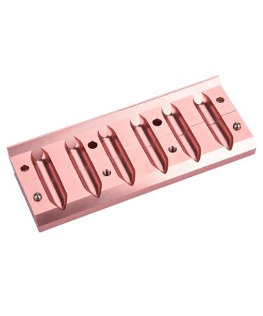 FILFEEL Professional Lipstick Mold - DIY Aluminum Alloy for Lip Balm - 6 Holes Rose Gold | eCommerce International Shipping - Buy Online on SooperMarket.com