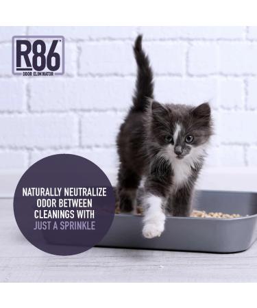 R86 Pet Odor Eliminator - Neutralize Litter Box & Carpet Odors, Skunk Spray, Air & Fabric Odor - Safe on Paws - Natural Granular Formula - Use Wet or Dry - Buy Online on SooperMarket.com
