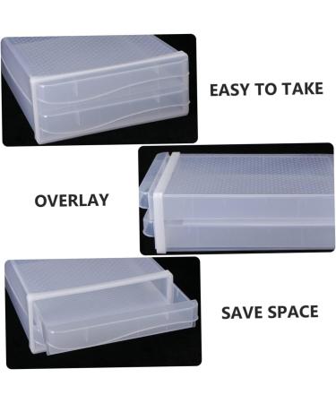 OSALADI 1 pc box Home Container Dumplings Double-deck Containe Eggs Transparent Plastic Deck re-usable Transparent Color 36X26CM double-deck - Buy Online on SooperMarket.com
