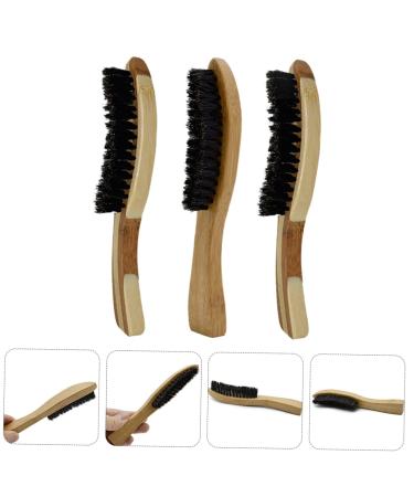 Shop Angoily 3-St Bartbrush Combs for Men | Wild Boar Bristle Beard & Hair Care Tools - Buy Online on SooperMarket.com