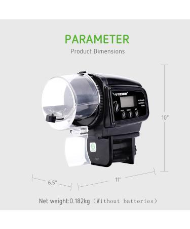VIVOSUN Programmable Automatic Fish Feeder | Volume Timer Control - Buy Online on SooperMarket.com
