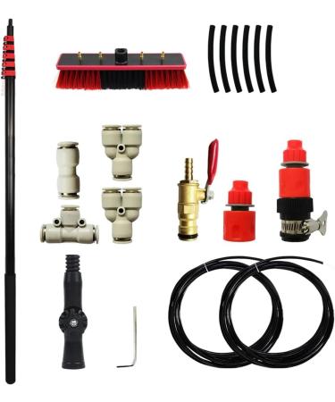 Telesbrush Water Fed Telesbrush Window Cleaning Pole Extendable Cleaner Conservatory Roof for Photovoltaic Panel Cleaning Trucks Windows/50Cm/10.8M 55cm Brush Head 9M/30FT - Buy Online on SooperMarket.com