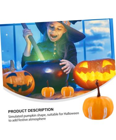 PRETYZOOM 60 pcs Halloween pumpkin simulation small pumpkin halloween manual Accessories little pumpkin pumpkin Halloween pumpkin decoration fake pumpkin simulation pumpkin Foam decorate Yellowx3pcs 2.2X3.4CMx3pcs - Buy Online on SooperMarket.com