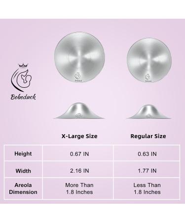 The Original Silver Nursing Cups Boboduck 999 Silver Nipple Covers for Breastfeeding 999 Grade Layered Tri-Laminate Nipple Shields for Nursing Newborn Regular Silver Nipple Shield (Small) - Buy Online on SooperMarket.com