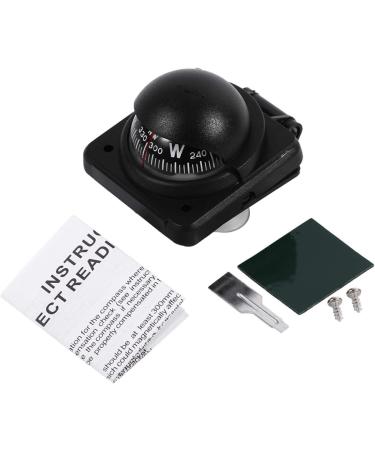 Multi-Function Car Compass with Magnetic Declination Adjustment for Vehicle, Boat, Marine Navigation - Outdoor Use - Buy Online on SooperMarket.com