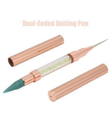 Double-Sided Dotting Pen for Nail Art - Rhinestone Picker & DIY Decoration (Green) | International Shipping Available - Buy Online on SooperMarket.com