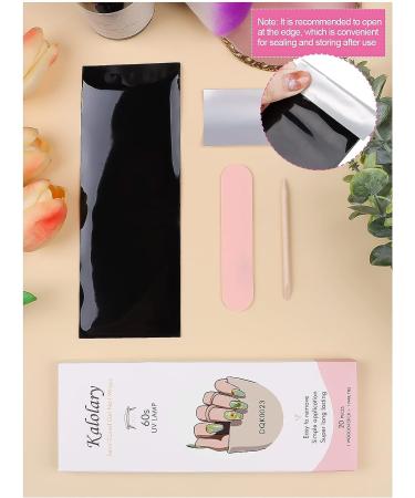 Kalolary 20PCS Sunflower Gel Nail Wrap Strips | Waterproof Adhesive Nail Art Stickers with Tools | Long-Lasting Full Nail Wraps | UV/LED Lamp Required - Buy Online on SooperMarket.com
