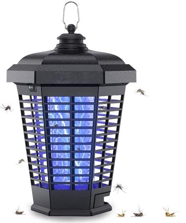 Electric Bug Zapper 18W Mosquito Killer Outdoor IPX4 Waterproof High Powered 4200V Electric Mosquito Zapper Fly Trap for Home Garden Patio Office