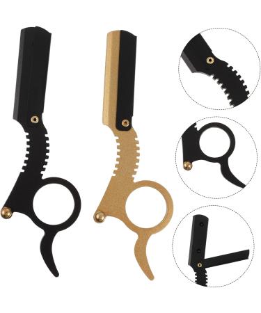 Beavorty Ergonomic Barber Razor & Hair Trimmer - Rustproof Steel Hairdresser Tools for Precise Grooming - Manual & Electric Options Available - Buy Online on SooperMarket.com