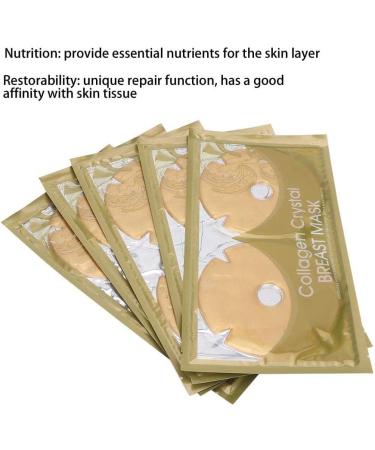 Collagen Breast Mask - 5 Pairs for Enlargement & Firming | Female Breast Enhancer Patches - Buy Online on SooperMarket.com