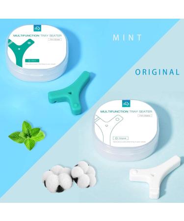 Y-Kelin Y-Shaped Aligner Chewies for Invisalign Trays Aligner Trays Seater- Teeth Chewies for Orthodontic (Green+White soft) - Buy Online on SooperMarket.com