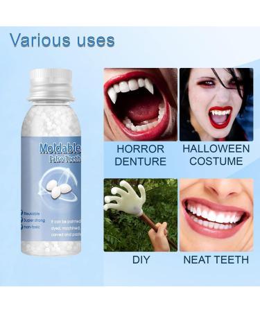 Tooth Repair Granules & Temporary Dental Repair Set - Easy Application for Missing & Broken Teeth - Buy Online on SooperMarket.com
