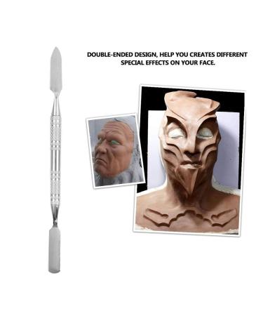 Universal Stainless Steel Skin Wax Knife - Double-Sided Spatula for Special Effects Makeup & Sculpture Accessories - Buy Online on SooperMarket.com