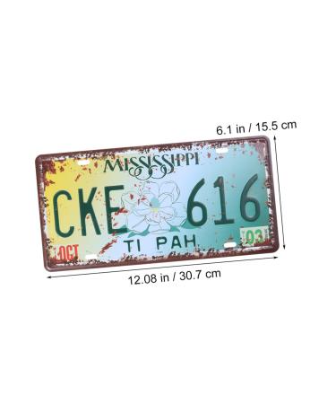Cabilock Metal Signs License Plate Iron Painting European and American - Buy Online on SooperMarket.com