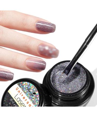 zalati Gel Nail Polish Glitter Gel UV Gel for DIY Nail Art Beauty Wire Drawing - Multicolor 5g Tiny Box Multi-colored - Buy Online on SooperMarket.com