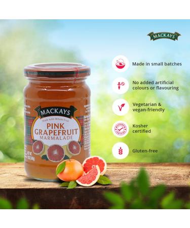 Mackays Pink Grapefruit Marmalade 12 Oz - Exquisite Citrus Spread - Buy Online on SooperMarket.com