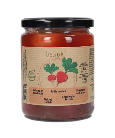 BAKOKI Premium pickled radishes 480g (1 pack) Radishes 480 g (1 pack)