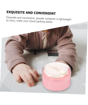 GAFOKI 6pcs Body Powder Puff Set - Travel Dispenser with Assorted Color Puffs - Buy Online on SooperMarket.com