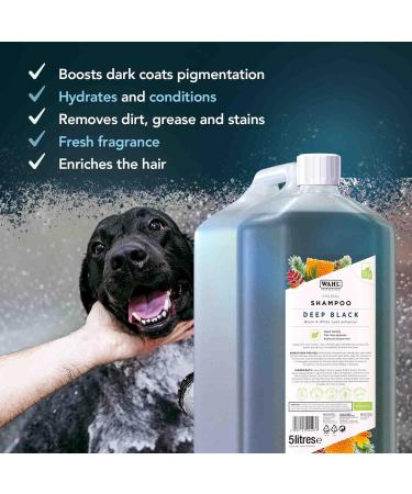WAHL Shampoo for Pets - Jet Black 5L | Premium Pet Care International Shipping - Buy Online on SooperMarket.com