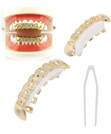 Denture Sets Dental Decorative Brackets Hip Hop Dental Supports Hip Hop Dental Decorations(Gold) - Buy Online on SooperMarket.com