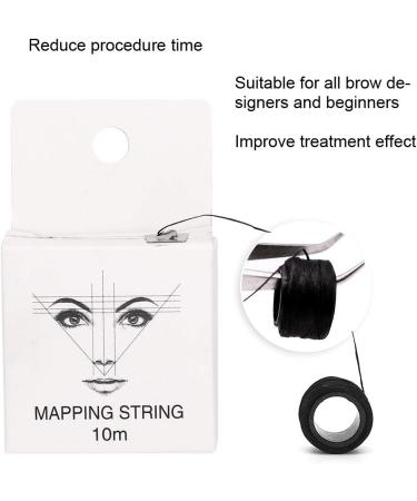 Pre-Inked Mapping String for Eyebrow Measuring Microblading Eyebrow Marker Thread Line Tool Microblading Supplies (10m) (10m) - Buy Online on SooperMarket.com