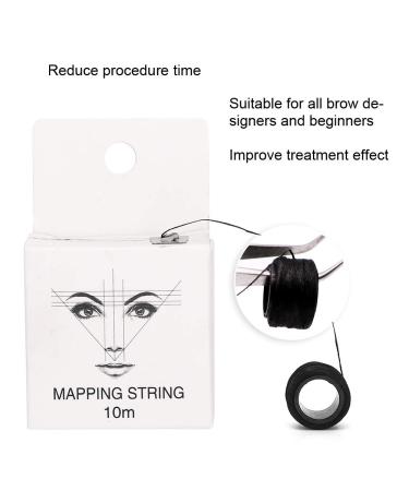 Filfeel Pre-Einked Mapping String for Eyebrow Measurement | Microblading Marker Thread Tool | 10m - Essential Microblading Supplies - Buy Online on SooperMarket.com