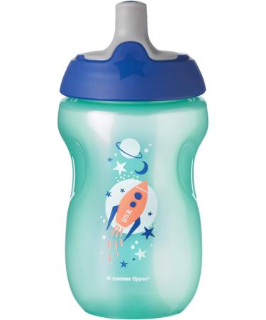 Tommee Tippee Sportee Toddler Sports Sippy Cup 3-Pack | Spill-Proof BPA-Free 10oz Cup for 12+ Months (Blue, Gray, Teal) - Buy Online on SooperMarket.com