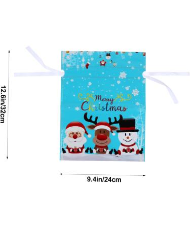 KOMBIUDA Santa Bags 6 Pcs Biscuit Drawstring Bag Candy Bags Xmas Goodie Bag Xmas Candy Pouch Child Christmas Bag - Buy Online on SooperMarket.com