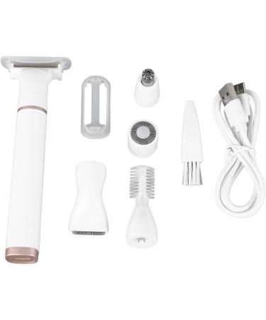Buy 5 in 1 Electric Razor for Women - Portable Rechargeable Cordless Shaver for Face Arms Legs & Underarms - Buy Online on SooperMarket.com