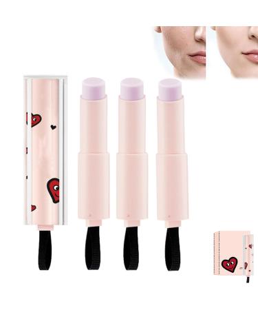 Statisticalt Face Primer Stick New Pore Eraser Waterproof Face Primer Stick Invisible Pore Primer Stick Lightweight Blur Pore Eraser Stick Lightweight Blur Pore Eraser Stick (pcs 3)