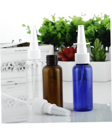 FOMIYES 10pcs Plastic Spray Bottles Set - Cosmetic, Nasal Wash, Lotion Pump, 13x2.5cm Transparent Blue Glass - Buy Online on SooperMarket.com