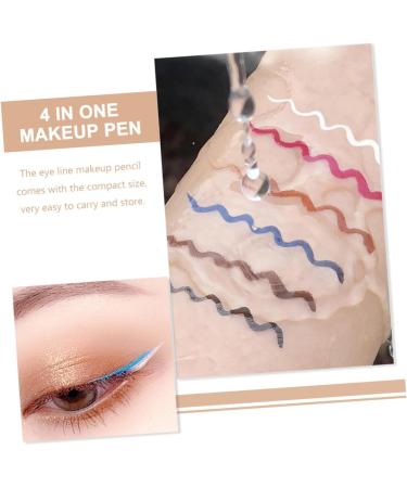 NOLITOY 6pcs Eyeliner Pencil White Eye Liner Pencils Eye Makeup Liquid Eyeliner No Smudge Miss Abs - Buy Online on SooperMarket.com