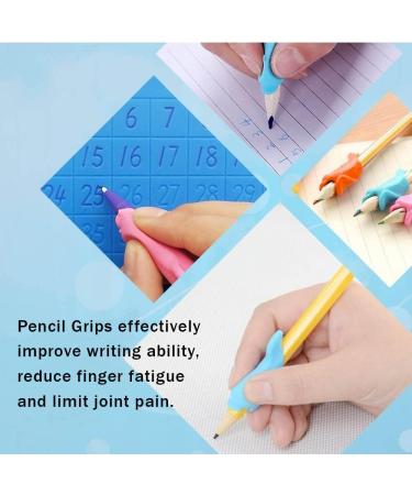 Soft Silicone Ergonomic Pencil Set for Kids - Posture Correction & Writing Aid (5 Pieces) - Buy Online on SooperMarket.com