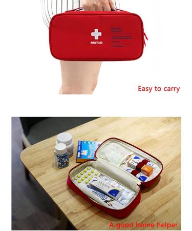 Xingsui Portable Red First Aid Set Empty Medicine Bag for Home Auto Camping Hunting Travel & Sports | International Shipping Available - Buy Online on SooperMarket.com