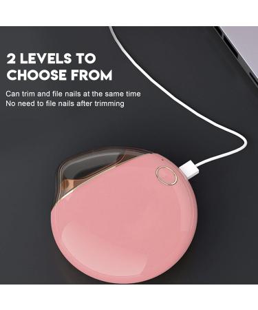 Electric Nail Clipper Safe Prevent Splatter File Function Small Automatic Nail Cutter for Children Seniors Adults Black (Akozonq93g40b5t6-12) - Buy Online on SooperMarket.com