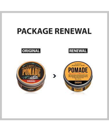 DASHU Classic Incredible Shine Pomade 3.5oz - Strong Hold & High Shine Hair Styling Pomade - Buy Online on SooperMarket.com