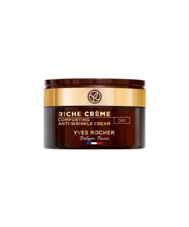 Yves Rocher RICHE CR ME Anti-Wrinkle Day Cream - Regenerating Anti-Ageing Cream with Oil of 1000 Roses for Intensive Cell Regeneration - 50 ml