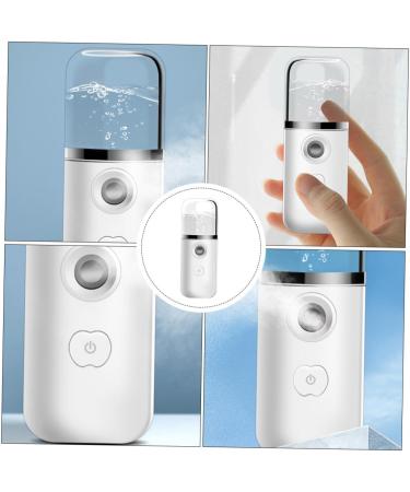 PLAFOPE Hydrating Instrument Sprayer for Skin Care Makeup Mini Sprayer Cool Spa Spray Water Bottle Abs White - Buy Online on SooperMarket.com