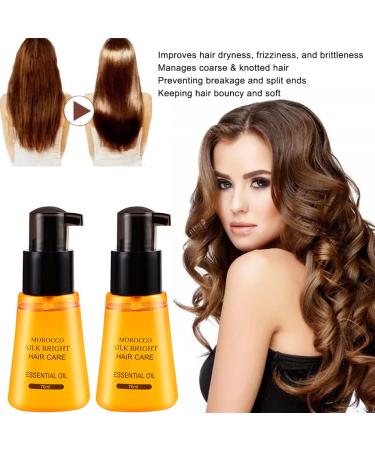 Shine Studio Anti Frizz Hair Serum - Morocco Silk Bright Hair Care (2pcs) - Buy Online on SooperMarket.com
