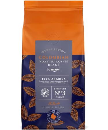 by Amazon Colombian Coffee Beans Medium Roast 1Kg (2 Packs x 500g) - Rainforest Alliance Certified Colombian 500 g (Pack of 2) - Buy Online on SooperMarket.com
