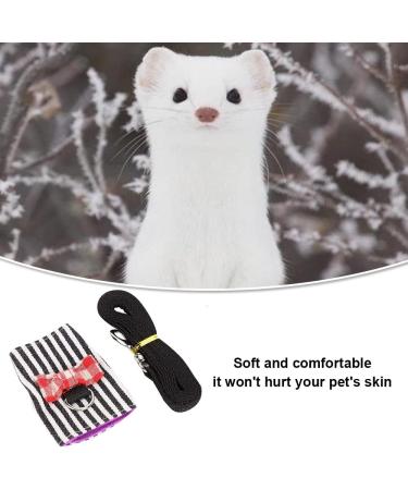 Small Animal Harness Velcro Hamster Harness and Leash Set for Walking Small Animal Chest Straps for Bunny Rabbits Ferret Guinea Pig Chinchilla Puppy Kitten Harness(S) - Buy Online on SooperMarket.com
