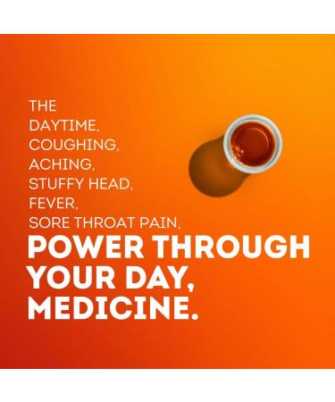 Vicks DayQuil Cold and Flu Medicine Cough Suppressant Nasal Decongestant Pain Reliever Fever Reducer Non-Drowsy Formula 354ml 354 ml (Pack of 1) - Buy Online on SooperMarket.com