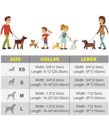 Tagme Reflective Dog Collar & Leash Set - Personalized 1.5m Double-Sided for Large Dogs - Orange (1 Pack) - Buy Online on SooperMarket.com