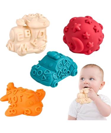 Squeezing Sensory Ball Toy - Multi-Sensory Balls for Kids | Fine Motor Skills Gift & Structured Hand-Catching Ball - Buy Online on SooperMarket.com