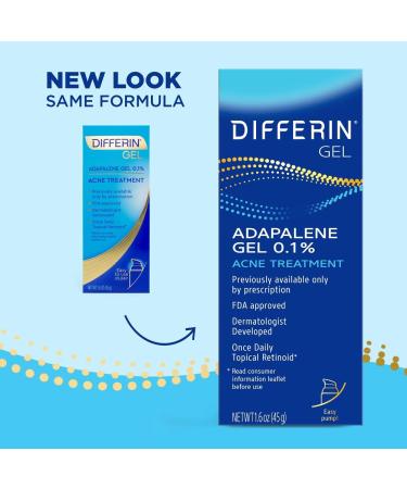 Differin Acne Treatment Gel 45g | Effective Acne Solution & Clear Skin - Buy Online on SooperMarket.com