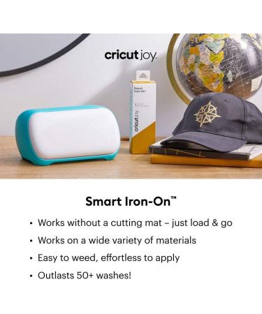 Cricut Smart Iron On White- 5.5in x 24in for Joy Machine | Matless Cutting | Up to 4ft Shapes & 20ft Repeated Cuts | 2007201 - Buy Online on SooperMarket.com