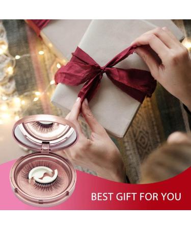 Self-Adhesive Eyelashes - Reusable & Glue-Free Natural Fluffy False Lashes | Easy to Wear Makeup - Buy Online on SooperMarket.com
