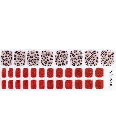Neonail Gel UV Stickers P01 - Red 15 Patterns - Easy Application Nail Stickers for Fingernails & Toes - Stylish Gel Nail Decoration - Buy Online on SooperMarket.com